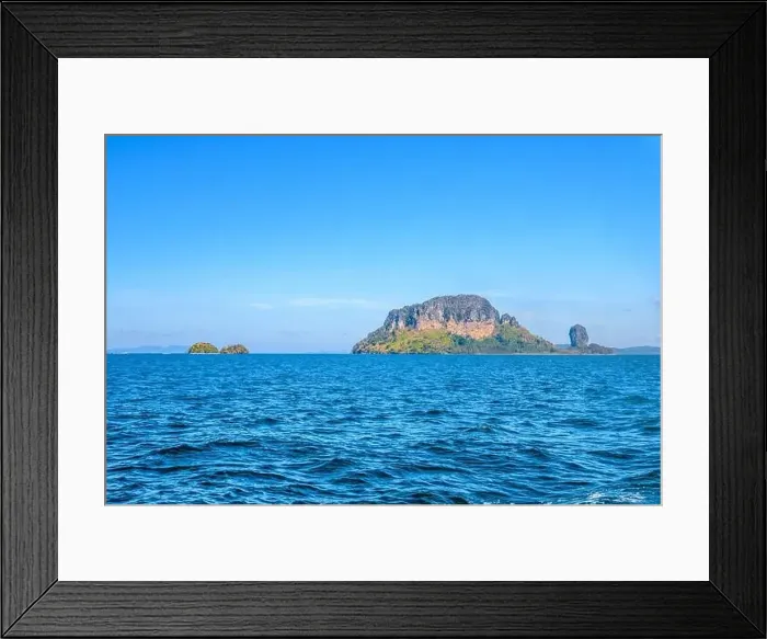 Framed Print : Ko Poda and Ko Kai Chicken Island, Tonsai Bay, Railay Beach, Ao Nang, Krabi, Andaman Sea, Thailand