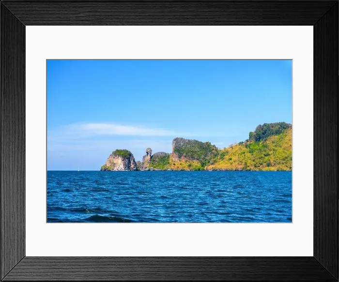 Framed Print : Ko Poda and Ko Kai Chicken Island, Tonsai Bay, Railay Beach, Ao Nang, Krabi, Andaman Sea, Thailand Framed Print : Ko Poda and Ko Kai Chicken Island, Tonsai Bay, Railay Beach, Ao Nang, Krabi, Andaman Sea, Thailand