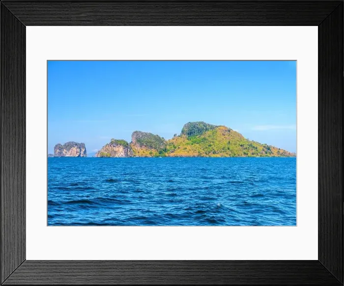 Framed Print : Ko Poda and Ko Kai Chicken Island, Tonsai Bay, Railay Beach, Ao Nang, Krabi, Andaman Sea, Thailand Framed Print : Ko Poda and Ko Kai Chicken Island, Tonsai Bay, Railay Beach, Ao Nang, Krabi, Andaman Sea, Thailand