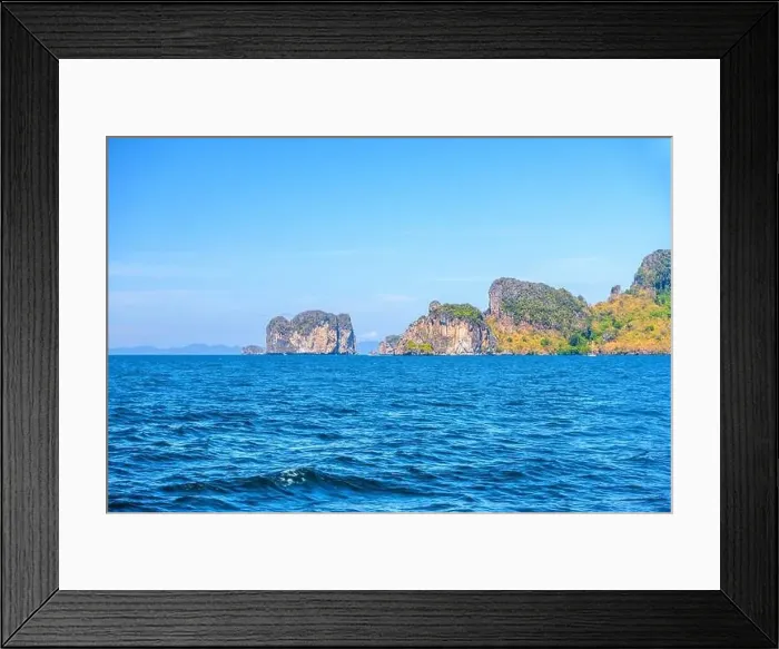 Framed Print : Ko Poda and Ko Kai Chicken Island, Tonsai Bay, Railay Beach, Ao Nang, Krabi, Andaman Sea, Thailand Framed Print : Ko Poda and Ko Kai Chicken Island, Tonsai Bay, Railay Beach, Ao Nang, Krabi, Andaman Sea, Thailand