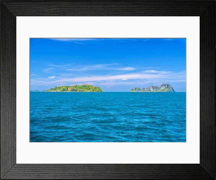Framed Print : Bamboo Island and Ko Yung Mosquito Island, Ao Nang, Mueang Krabi District, Krabi, Andaman Sea, Thailand Framed Print : Bamboo Island and Ko Yung Mosquito Island, Ao Nang, Mueang Krabi District, Krabi, Andaman Sea, Thailand