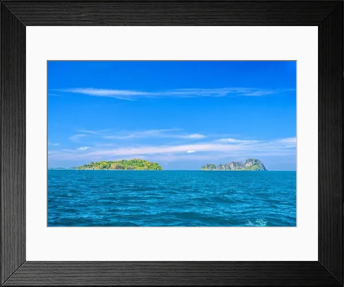 Framed Print : Bamboo Island and Ko Yung Mosquito Island, Ao Nang, Mueang Krabi District, Krabi, Andaman Sea, Thailand Framed Print : Bamboo Island and Ko Yung Mosquito Island, Ao Nang, Mueang Krabi District, Krabi, Andaman Sea, Thailand