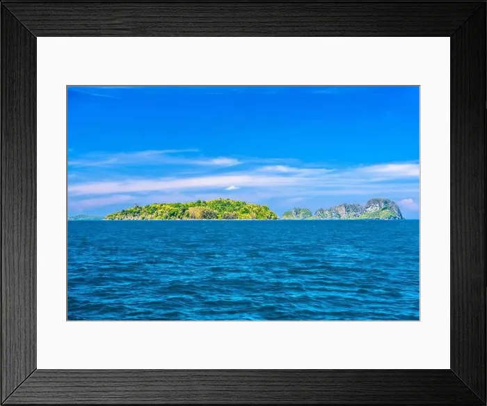 Framed Print : Bamboo Island and Ko Yung Mosquito Island, Ao Nang, Mueang Krabi District, Krabi, Andaman Sea, Thailand Framed Print : Bamboo Island and Ko Yung Mosquito Island, Ao Nang, Mueang Krabi District, Krabi, Andaman Sea, Thailand