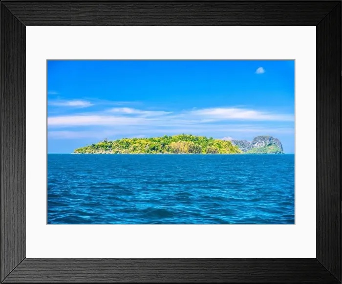 Framed Print : Bamboo Island and Ko Yung Mosquito Island, Ao Nang, Mueang Krabi District, Krabi, Andaman Sea, Thailand Framed Print : Bamboo Island and Ko Yung Mosquito Island, Ao Nang, Mueang Krabi District, Krabi, Andaman Sea, Thailand