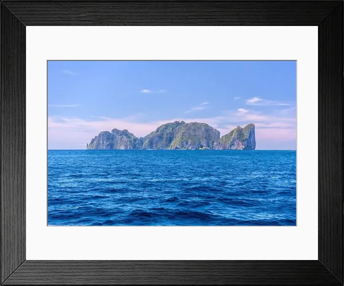 Framed Print : Ko Phi Phi Lee Island on a sunny day, Ao Nang, Mueang Krabi District, Krabi, Andaman Sea, Thailand Framed Print : Ko Phi Phi Lee Island on a sunny day, Ao Nang, Mueang Krabi District, Krabi, Andaman Sea, Thailand