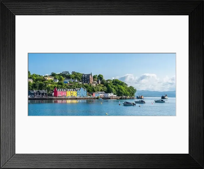 Framed Print : Tobermory from a drone, Isle of Mull, Scotland, UK Framed Print : Tobermory from a drone, Isle of Mull, Scotland, UK