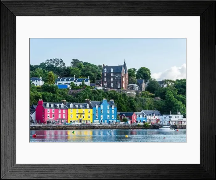 Framed Print : Tobermory from a drone, Isle of Mull, Scotland, UK Framed Print : Tobermory from a drone, Isle of Mull, Scotland, UK
