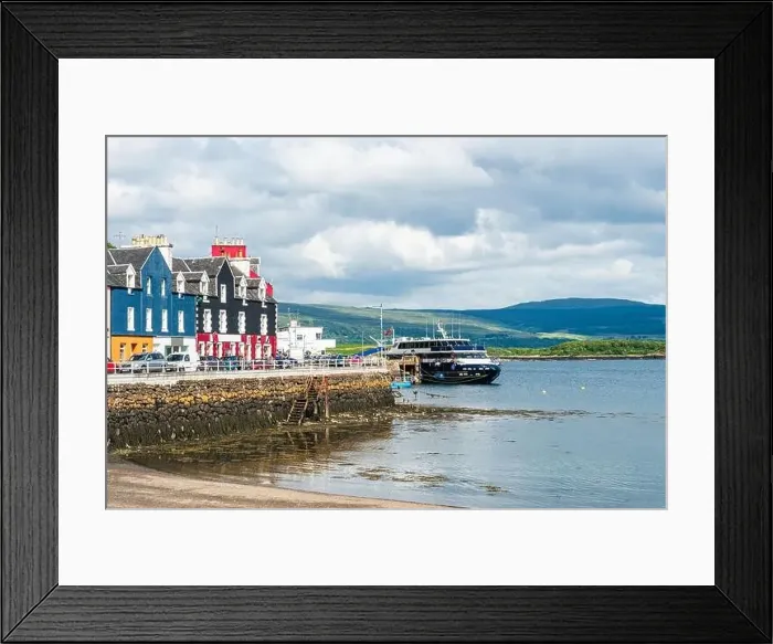 Framed Print : Tobermory from a drone, Isle of Mull, Scotland, UK Framed Print : Tobermory from a drone, Isle of Mull, Scotland, UK