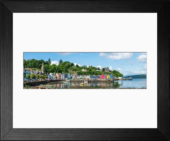 Framed Print : Tobermory from a drone, Isle of Mull, Scotland, UK Framed Print : Tobermory from a drone, Isle of Mull, Scotland, UK