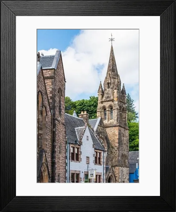 Framed Print : Tobermory from a drone, Isle of Mull, Scotland, UK Framed Print : Tobermory from a drone, Isle of Mull, Scotland, UK