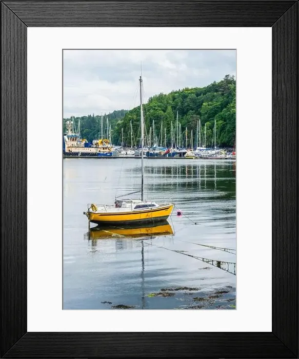 Framed Print : Boats in Tobermory, Isle of Mull, Scotland, UK Framed Print : Boats in Tobermory, Isle of Mull, Scotland, UK