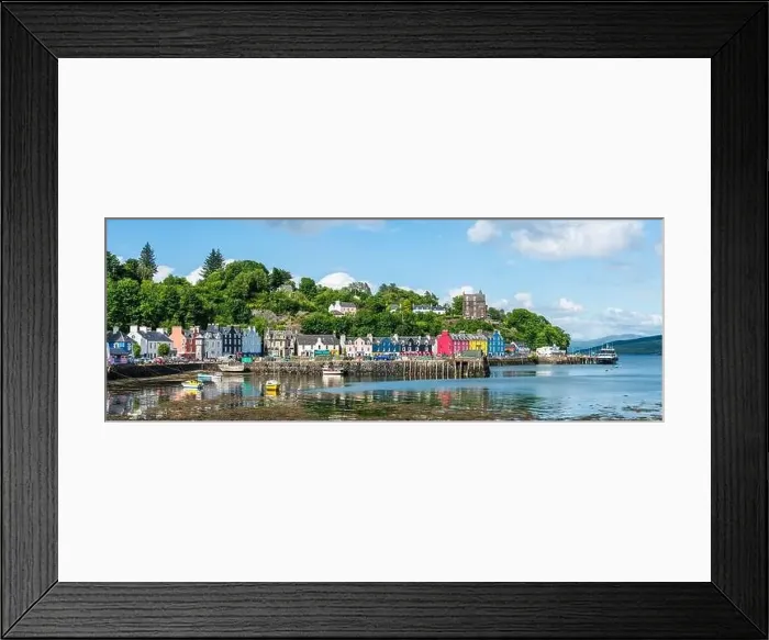 Framed Print : Tobermory from a drone, Isle of Mull, Scotland, UK Framed Print : Tobermory from a drone, Isle of Mull, Scotland, UK