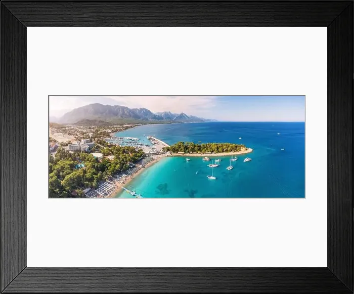 Framed Print : the essence of Kemer resort town Framed Print : the essence of Kemer resort town