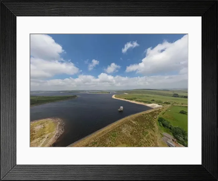 Framed Print : An aerial view of Colliford Lake on Bodmin Moor, Cornwall, UK Framed Print : An aerial view of Colliford Lake on Bodmin Moor, Cornwall, UK
