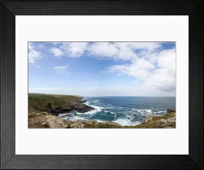 Framed Print : A rugged coast near Pendeen in Cornwall, UK Framed Print : A rugged coast near Pendeen in Cornwall, UK