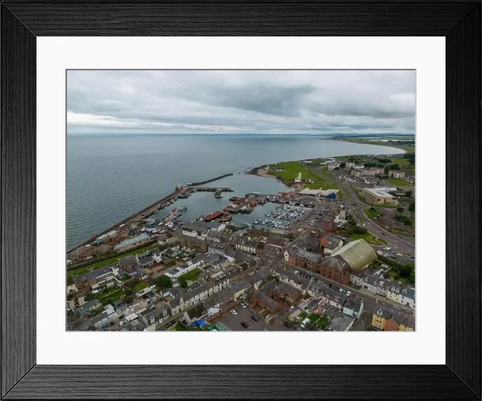 Framed Print : Aerial drone photo of Arbroath in Aberdeenshire Framed Print : Aerial drone photo of Arbroath in Aberdeenshire