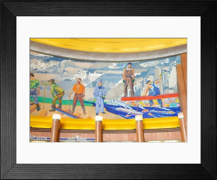 Framed Print : Cincinnati Union Terminal is an Art Deco intercity train station Framed Print : Cincinnati Union Terminal is an Art Deco intercity train station