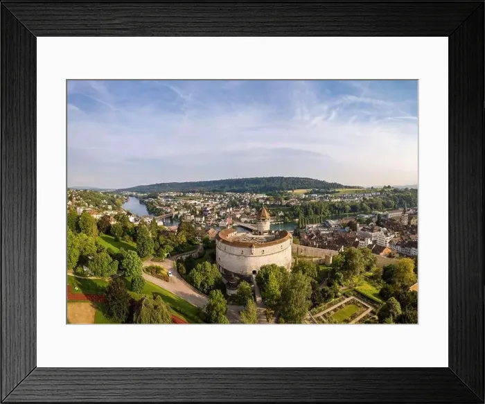 Framed Print : Schaffhausen, Switzerland - Augutst 15 Framed Print : Schaffhausen, Switzerland - Augutst 15