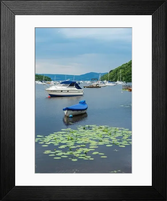 Framed Print : Boats in Balmaha, Loch Lamond, Scotland, UK Framed Print : Boats in Balmaha, Loch Lamond, Scotland, UK