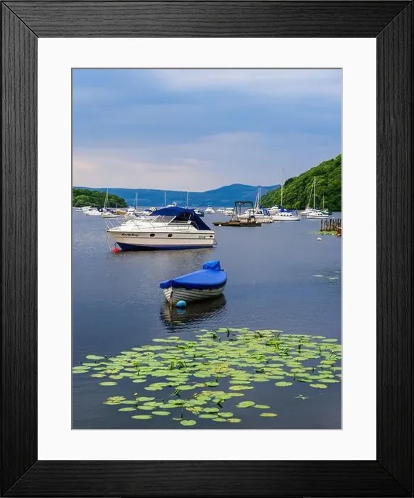 Framed Print : Boats in Balmaha, Loch Lamond, Scotland, UK Framed Print : Boats in Balmaha, Loch Lamond, Scotland, UK