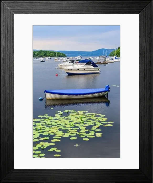 Framed Print : Boats in Balmaha, Loch Lamond, Scotland, UK Framed Print : Boats in Balmaha, Loch Lamond, Scotland, UK