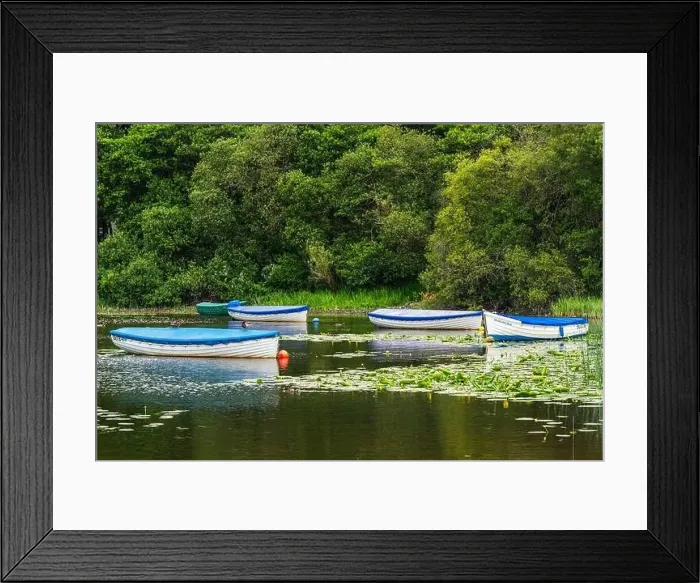 Framed Print : Boats in Balmaha, Loch Lamond, Scotland, UK Framed Print : Boats in Balmaha, Loch Lamond, Scotland, UK