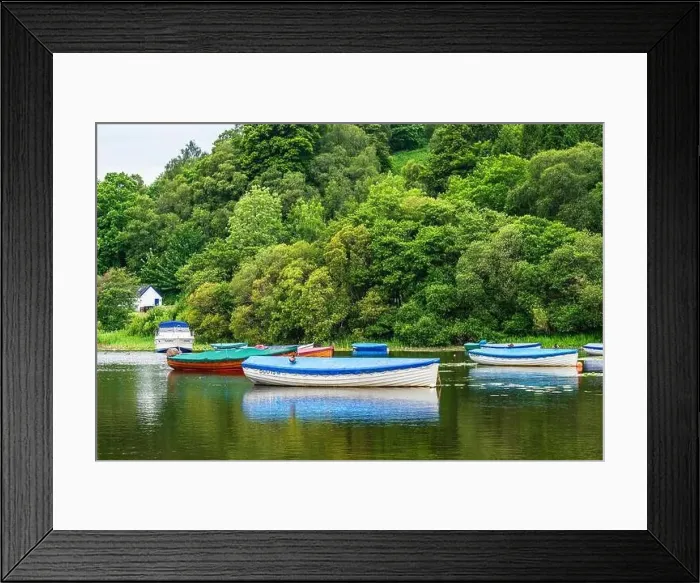 Framed Print : Boats in Balmaha, Loch Lamond, Scotland, UK Framed Print : Boats in Balmaha, Loch Lamond, Scotland, UK