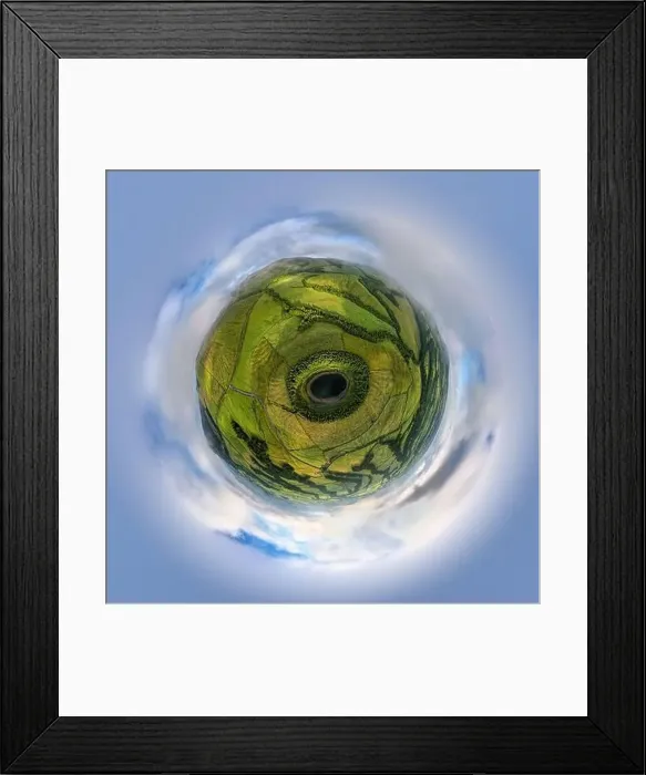 Framed Print : Aerial view of Azores, Portugal Framed Print : Aerial view of Azores, Portugal