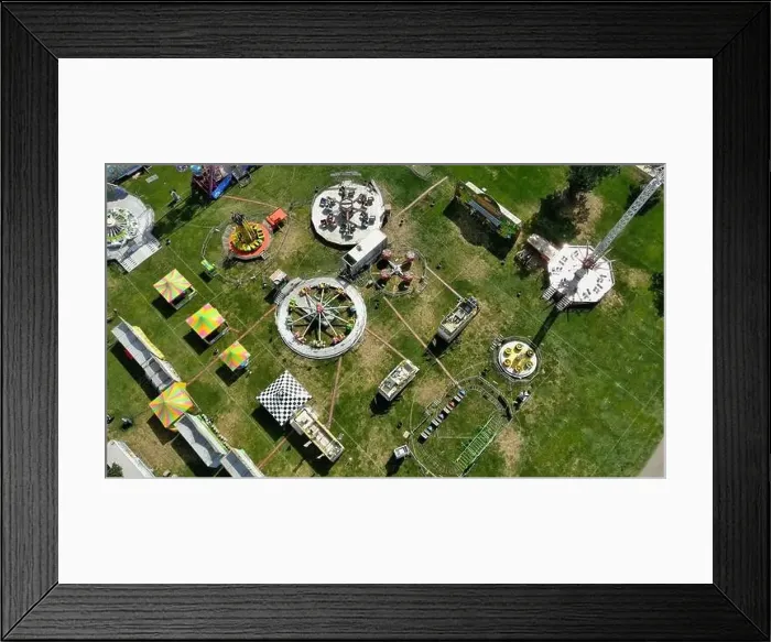 Framed Print : Small Town Carnival Framed Print : Small Town Carnival