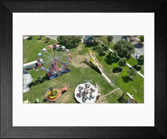 Framed Print : Small Town Carnival Framed Print : Small Town Carnival