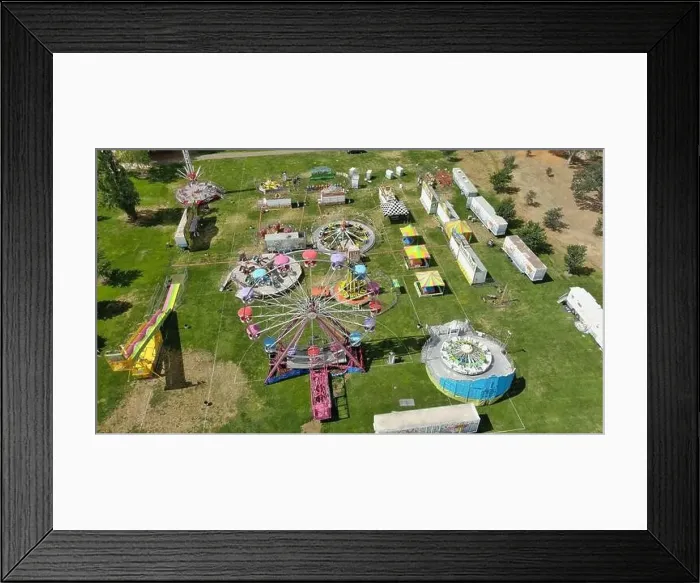 Framed Print : Small Town Carnival Framed Print : Small Town Carnival