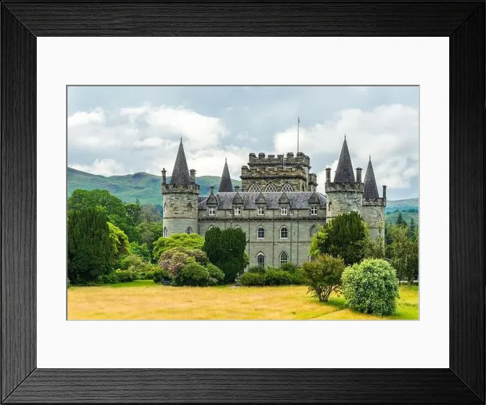Framed Print : Inveraray Castle, Clan Campbell, Loch Fyne, Argyll, Scotland, UK Framed Print : Inveraray Castle, Clan Campbell, Loch Fyne, Argyll, Scotland, UK