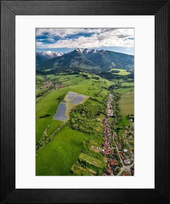 Framed Print : Beautiful view of Western Tatras mountains in Slovakia Framed Print : Beautiful view of Western Tatras mountains in Slovakia