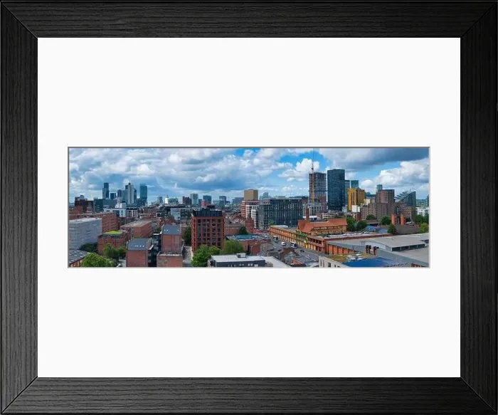 Framed Print : Manchester Skyline on a cloudy day Framed Print : Manchester Skyline on a cloudy day