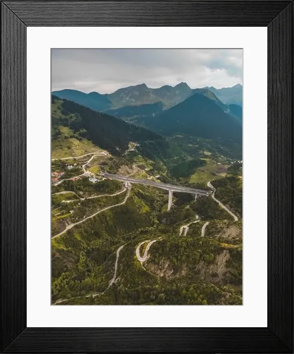 Framed Print : Metsovo and its Surroundings Framed Print : Metsovo and its Surroundings