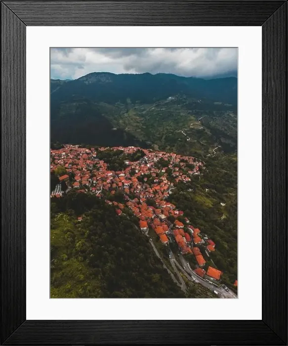 Framed Print : Metsovo and its Surroundings Framed Print : Metsovo and its Surroundings