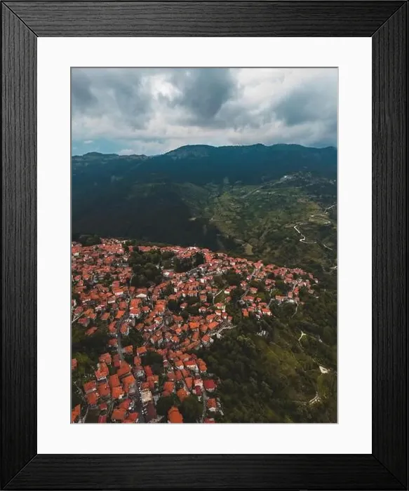 Framed Print : Metsovo and its Surroundings Framed Print : Metsovo and its Surroundings