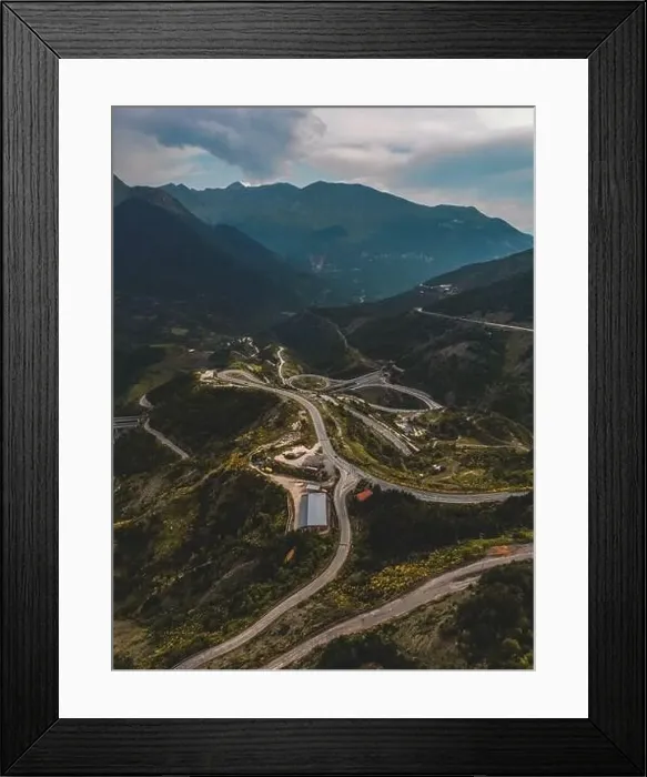 Framed Print : Metsovo and its Surroundings Framed Print : Metsovo and its Surroundings