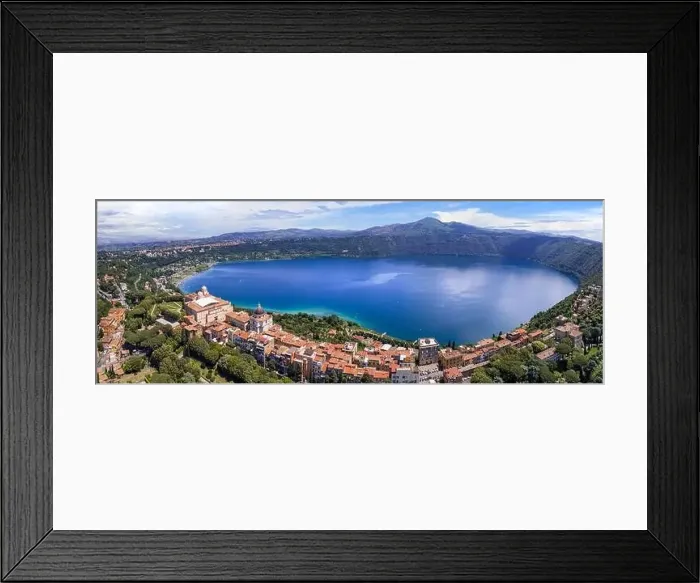 Framed Print : Most scenic lakes of Italy - volcanic Albano lake Framed Print : Most scenic lakes of Italy - volcanic Albano lake