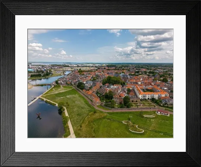 Framed Print : Aerial drone photo of the dutch town Harderwijk. Harderwijk is located at the Gooimeer in Gelderland, the Netherlands Framed Print : Aerial drone photo of the dutch town Harderwijk. Harderwijk is located at the Gooimeer in Gelderland, the Netherlands