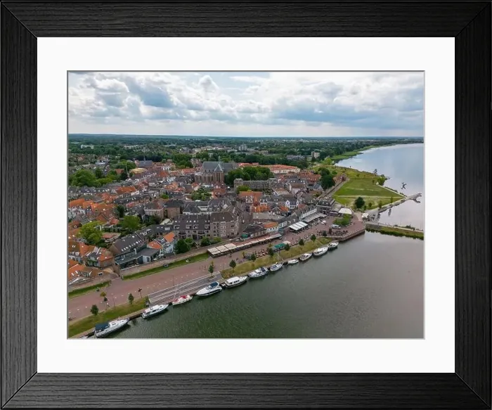 Framed Print : Aerial drone photo of the dutch town Harderwijk. Harderwijk is located at the Gooimeer in Gelderland, the Netherlands Framed Print : Aerial drone photo of the dutch town Harderwijk. Harderwijk is located at the Gooimeer in Gelderland, the Netherlands