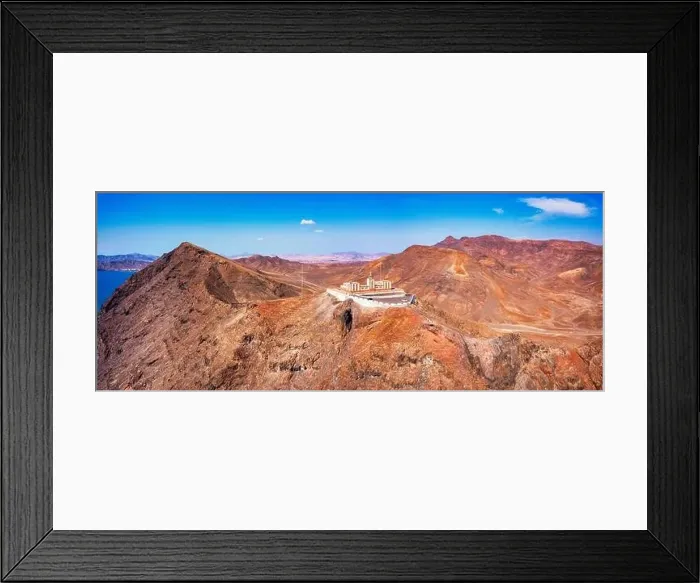 Framed Print : Entallada Lighthouse (Faro de La Entallada) on a sunny morning Framed Print : Entallada Lighthouse (Faro de La Entallada) on a sunny morning