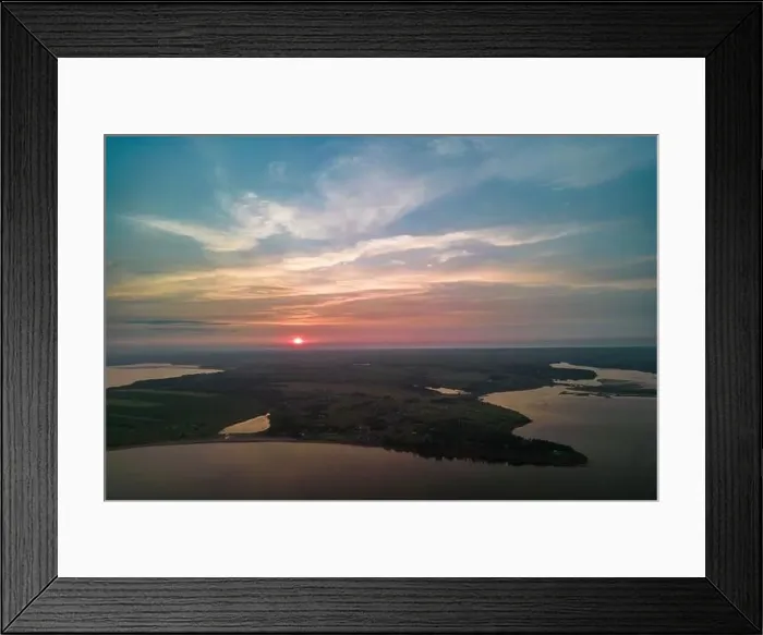 Framed Print : Prince Edward Island, aerial view Framed Print : Prince Edward Island, aerial view