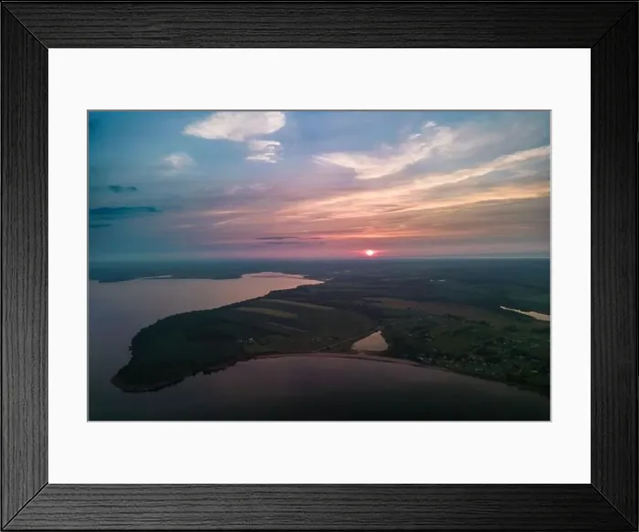 Framed Print : Prince Edward Island, aerial view Framed Print : Prince Edward Island, aerial view