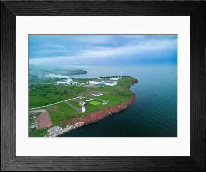 Framed Print : Prince Edward Island, aerial view Framed Print : Prince Edward Island, aerial view