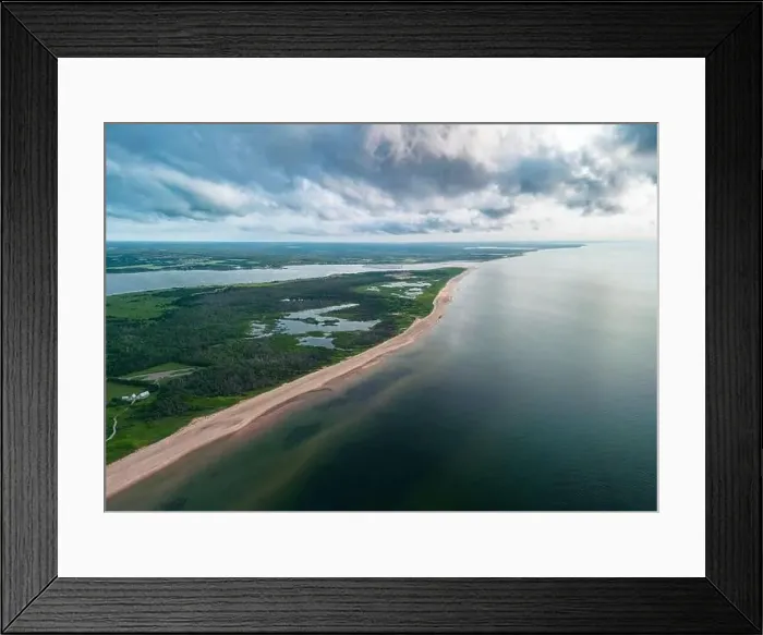 Framed Print : Prince Edward Island, aerial view Framed Print : Prince Edward Island, aerial view