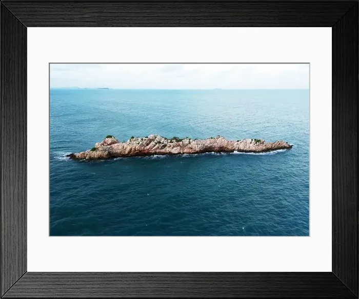 Framed Print : top view from above from a drone Framed Print : top view from above from a drone