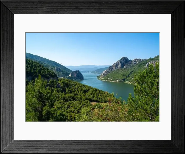 Framed Print : aerial view of canyon Framed Print : aerial view of canyon