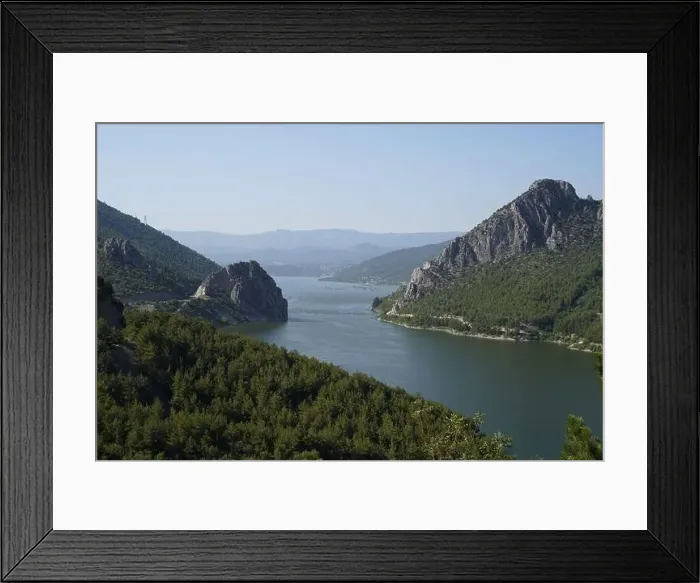 Framed Print : aerial view of canyon Framed Print : aerial view of canyon