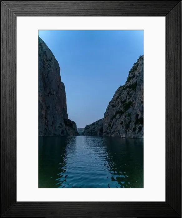 Framed Print : aerial view of canyon Framed Print : aerial view of canyon